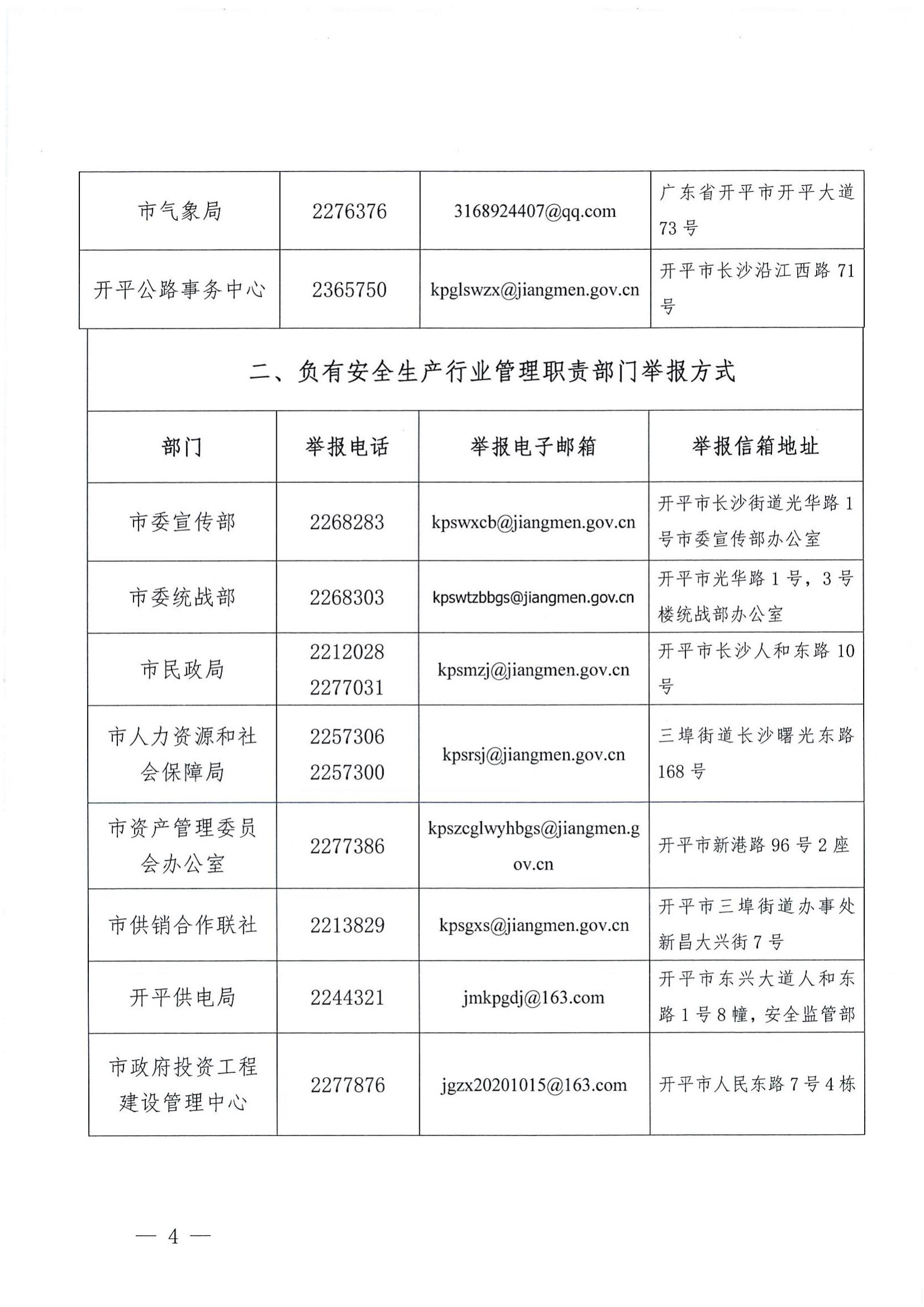 關于公布安全生產違法行為和安全生產事故舉報途徑的公告4.jpg